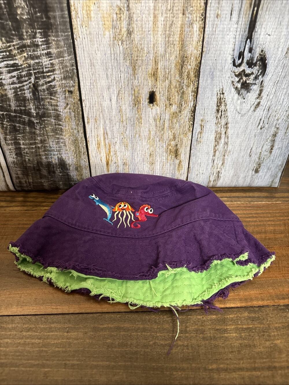 Infant Beach Hat Purple